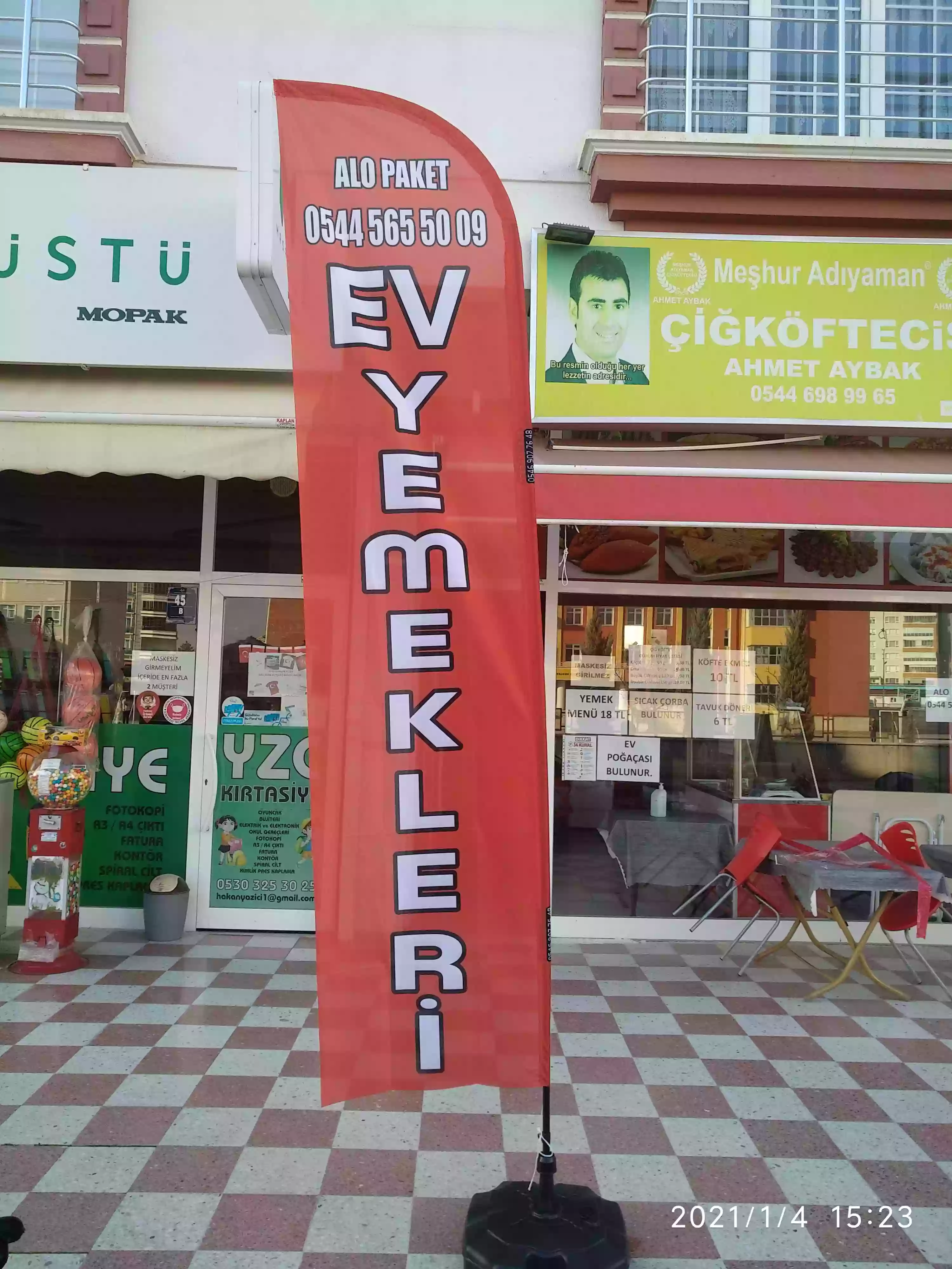 Lokanta Plaj Bayrağı Örnekleri