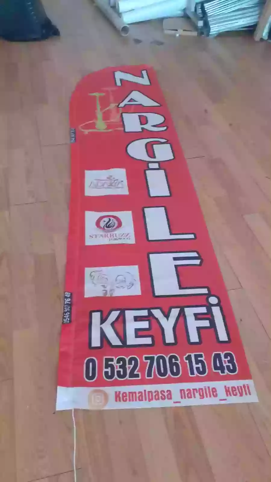 Plaj Bayrağı Sadece Kumaşı